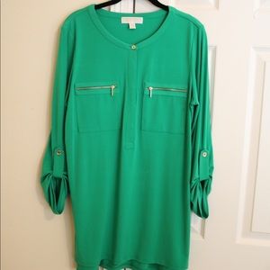 Michael Korda Tunic (green)